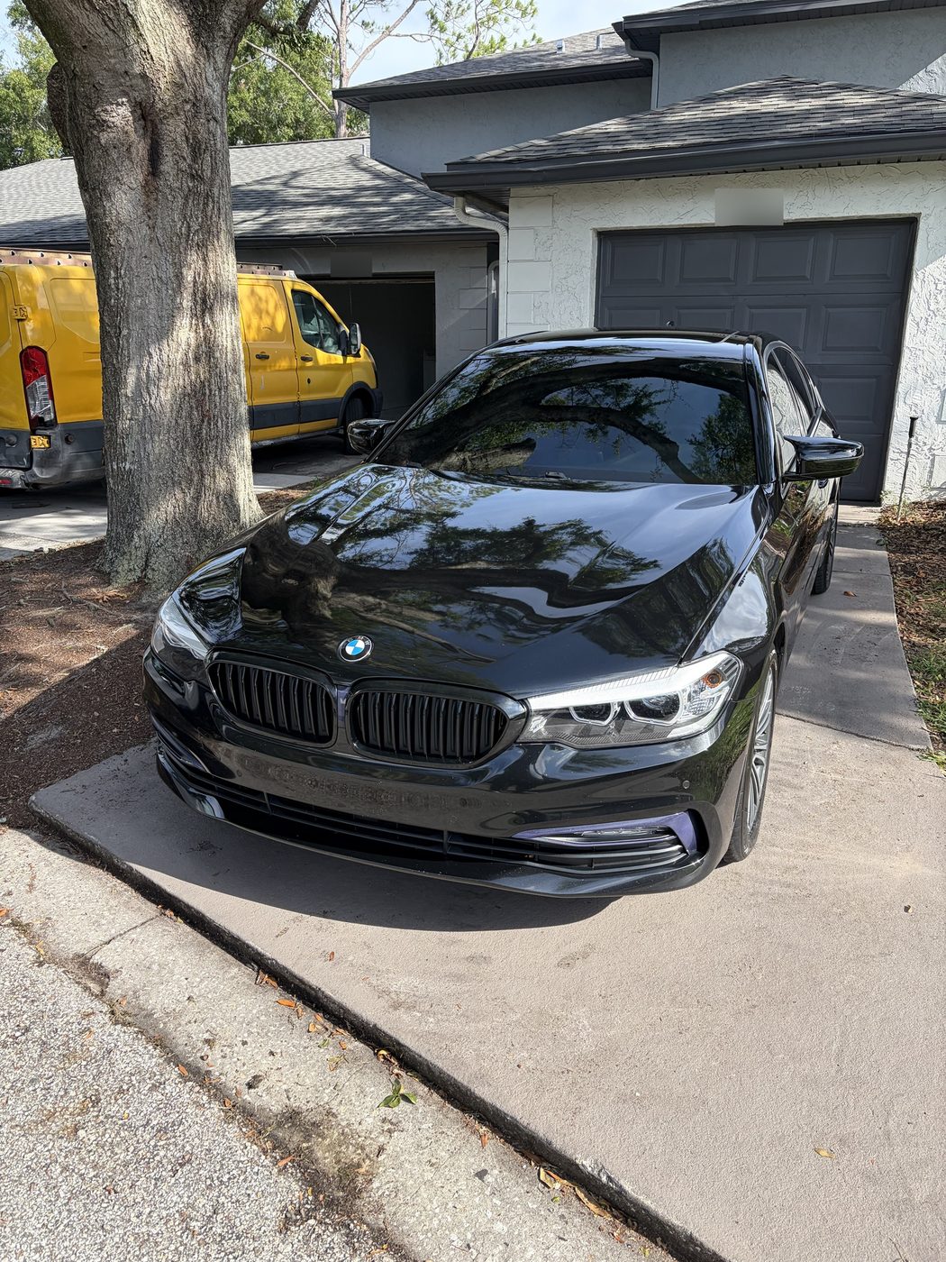 BMW 5 Series after a mobile detail