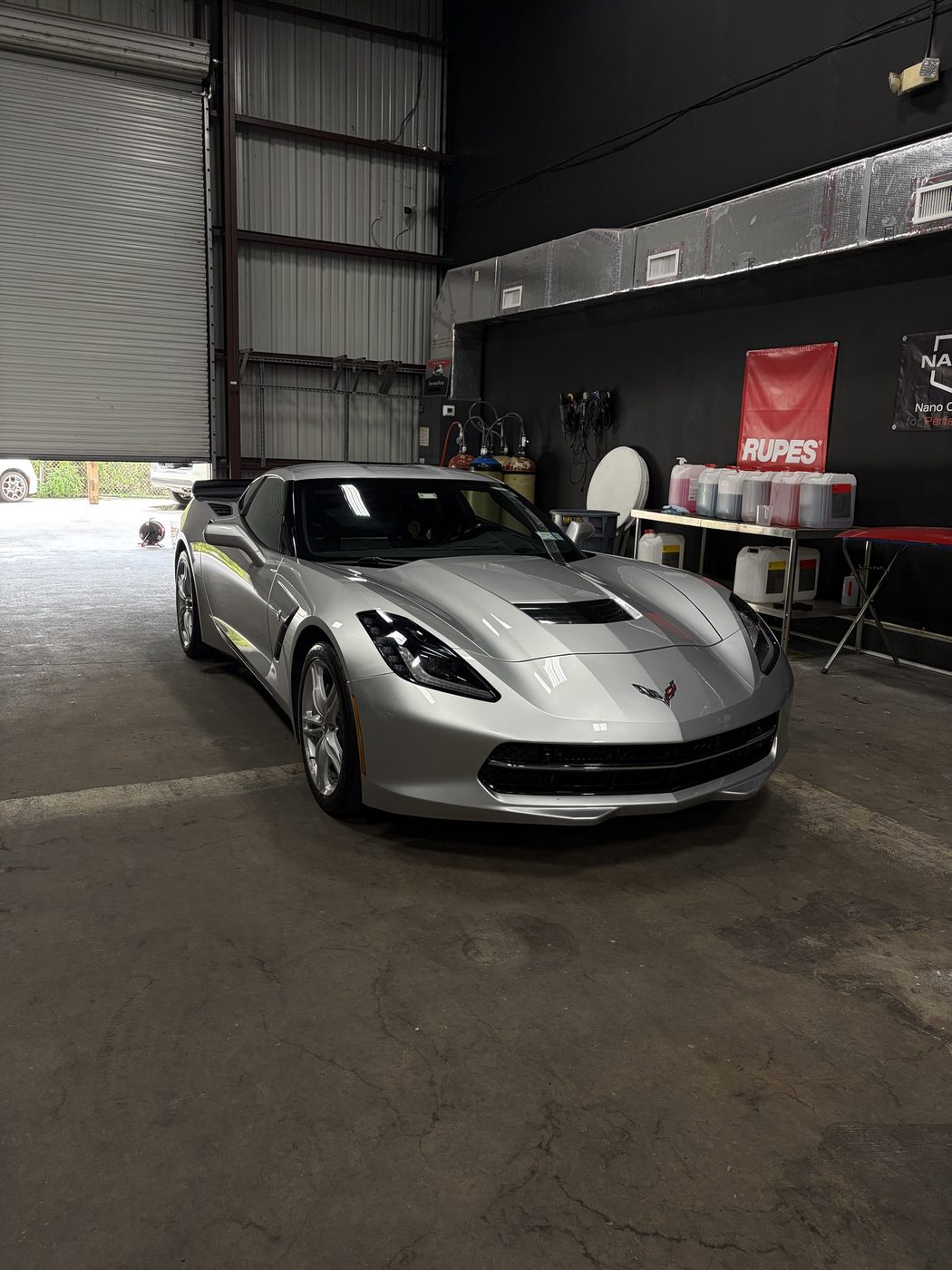 Corvette C7 Stingray after ceramic coating at the APES shop
