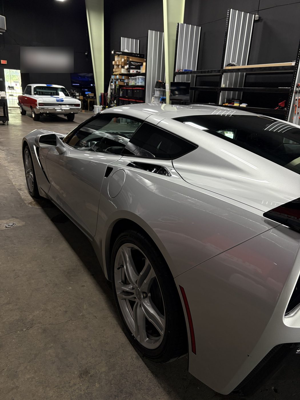 Corvette C7 Stingray after ceramic coating at the APES shop