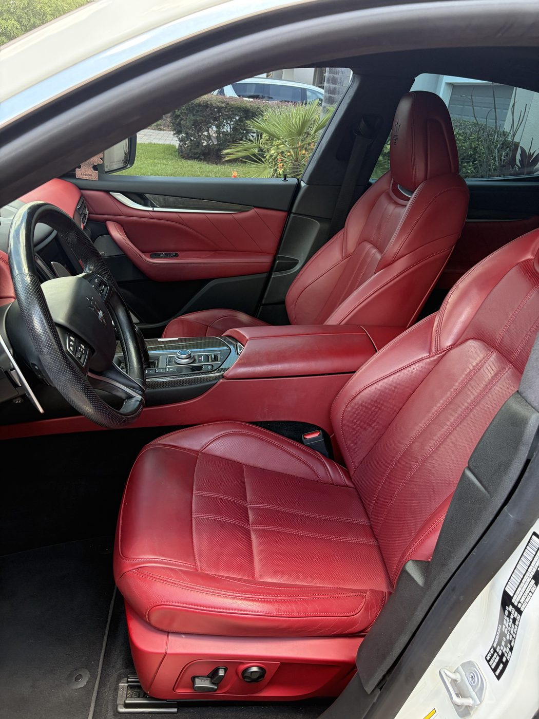 Maserati Levante interior after a detail