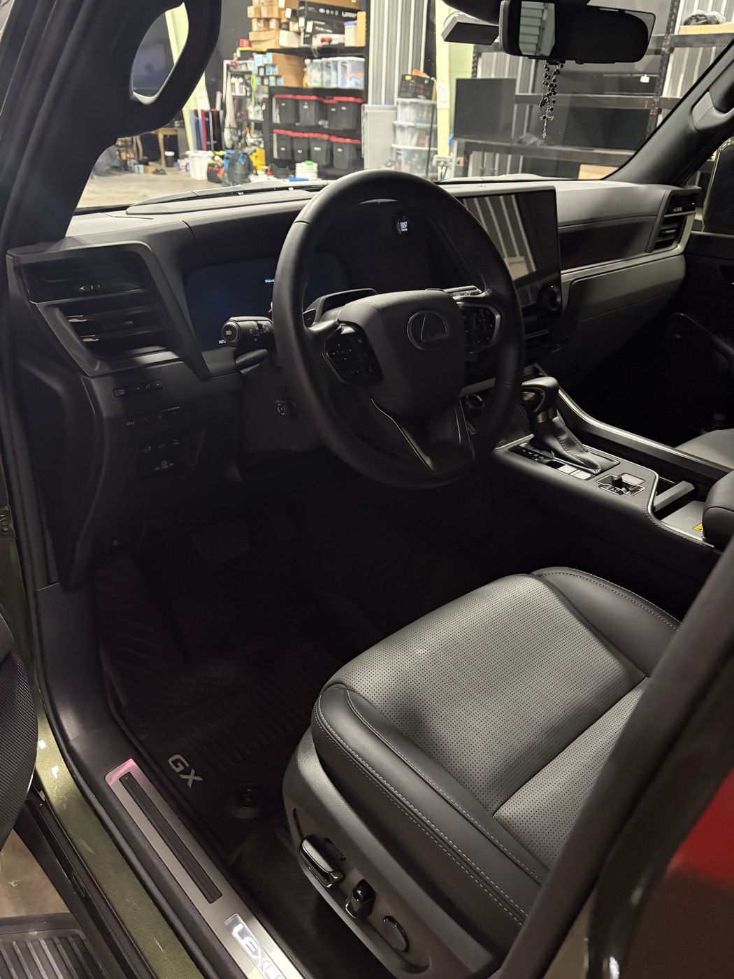 Lexus GX interior after cleaning at the APES shop